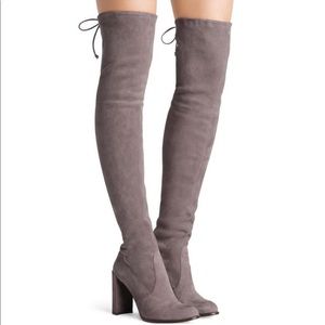 Stuart Weitzman Hiline Suede Over-The-Knee Boots Size 4M